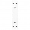 Nogi do stolika kawowego 2 szt. Białe 40x(30-31,3) cm Stal