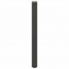 Nogi do stołu konsolowego Antracyt 2 szt. 28x(72-73) cm Stal