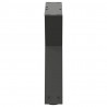 Nogi do stolika kawowego 2 szt. Antracyt 40x(30-31,3) cm Stal