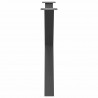 Nogi do stołu jadalnego w kształcie litery X 2 szt. Antracyt 90x(72-73) cm Stal