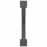 Nogi do stołu jadalnego w kształcie litery X 2 szt. Antracyt 90x(72-73) cm Stal