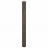 Nogi do stołu konsolowego Naturalna stal 2 szt. 28x(72-73) cm Stal
