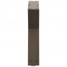 Nogi do stolika kawowego 2 szt. Naturalna stal 40x(30-31,3) cm Stal