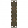 Nogi do stołu konsolowego Naturalna stal 2 szt. 28x(72-73) cm Stal