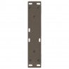 Nogi do stolika kawowego 2 szt. Naturalna stal 40x(30-31,3) cm Stal