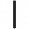 Nogi do stołu konsolowego czarne 2 szt. 38x(72-73) cm stal