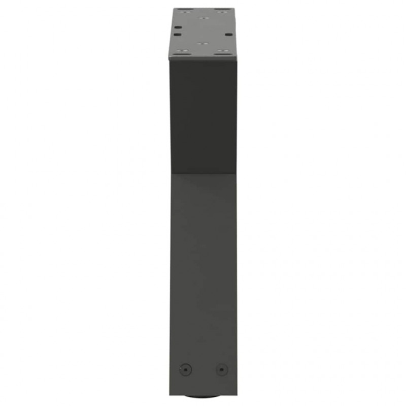 Nogi do stolika kawowego 2 szt. Antracyt 50x(30-31,3) cm Stal