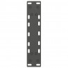 Nogi do stołu konsolowego Antracyt 2 szt. 38x(72-73) cm Stal