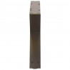 Nogi do stolika kawowego 2 szt. Naturalna stal 50x(30-31,3) cm Stal