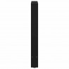 Nogi do stołu jadalnego czarne 2 szt. 50x(72-73) cm stal