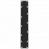 Nogi do stołu jadalnego czarne 2 szt. 50x(72-73) cm stal