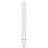 Nogi do stołu jadalnego białe 2 szt. 50x(72-73) cm stal