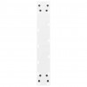 Nogi do stołu jadalnego białe 2 szt. 50x(72-73) cm stal