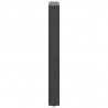 Nogi do stołu jadalnego Antracyt 2 szt. 50x(72-73) cm Stal