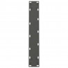 Nogi do stołu jadalnego Antracyt 2 szt. 50x(72-73) cm Stal