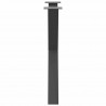 Nogi do stołu jadalnego w kształcie litery X 3 szt. Antracyt 80x(72-73) cm Stal