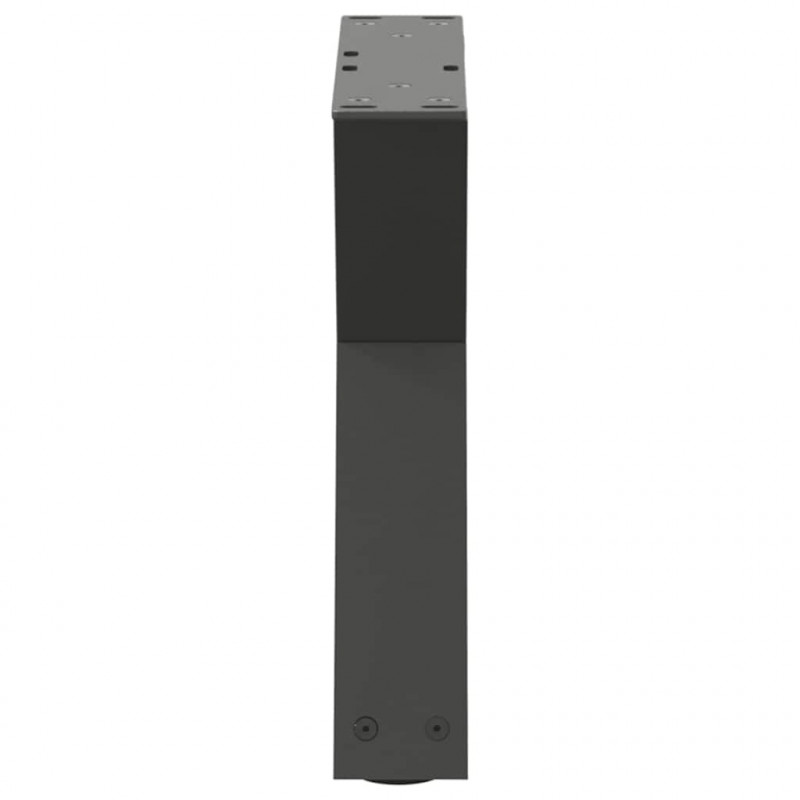 Nogi do stolika kawowego 2 szt. Antracyt 60x(30-31,3) cm Stal