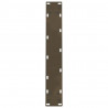 Nogi do stołu jadalnego Naturalna stal 2 szt. 50x(72-73) cm Stal