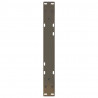 Nogi do stolika kawowego 2 szt. Naturalna stal 60x(30-31,3) cm Stal