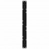 Nogi do stolika kawowego 2 szt. Czarne 70x(30-31,3) cm Stal
