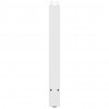 Nogi do stołu jadalnego białe 2 szt. 60x(72-73) cm stal