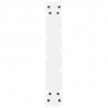 Nogi do stołu jadalnego białe 2 szt. 60x(72-73) cm stal