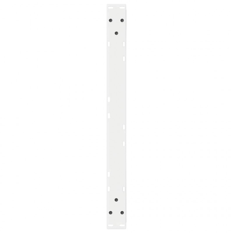 Nogi do stolika kawowego 2 szt. Białe 70x(30-31,3) cm Stal