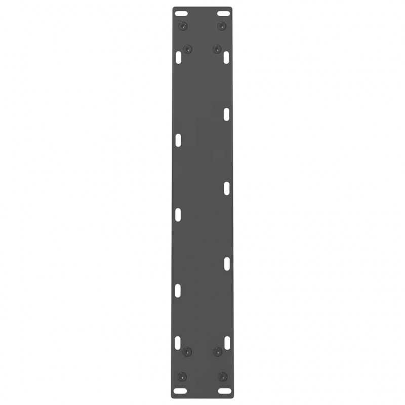 Nogi do stołu jadalnego Antracyt 2 szt. 60x(72-73) cm Stal