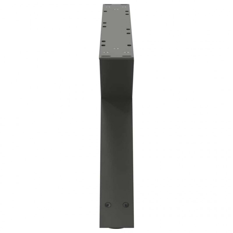 Nogi do stolika kawowego 2 szt. Antracyt 70x(30-31,3) cm Stal