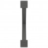 Nogi do stołu jadalnego w kształcie litery X 3 szt. Antracyt 90x(72-73) cm Stal