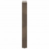 Nogi do stołu jadalnego Naturalna stal 2 szt. 60x(72-73) cm Stal