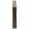Nogi do stolika kawowego 2 szt. Naturalna stal 70x(30-31,3) cm Stal