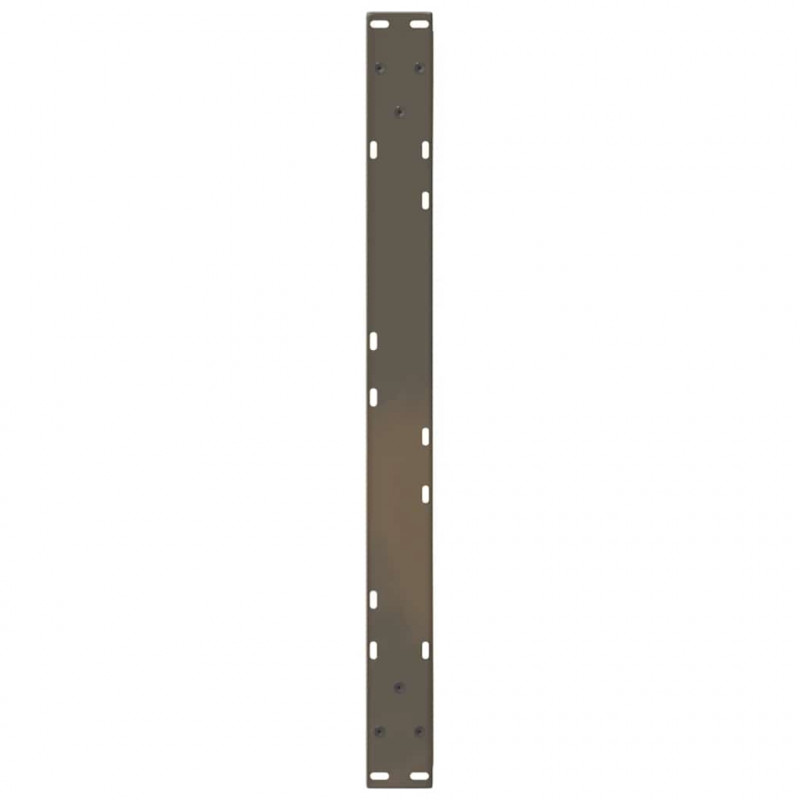 Nogi do stolika kawowego 2 szt. Naturalna stal 70x(30-31,3) cm Stal