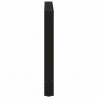 Nogi do stołu jadalnego czarne 2 szt. 70x(72-73) cm stal