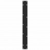 Nogi do stołu jadalnego czarne 2 szt. 70x(72-73) cm stal