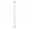 Nogi do stołu jadalnego białe 2 szt. 70x(72-73) cm stal