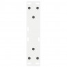 Nogi do stolika kawowego 2 szt. Białe 28x(42-43,3) cm Stal
