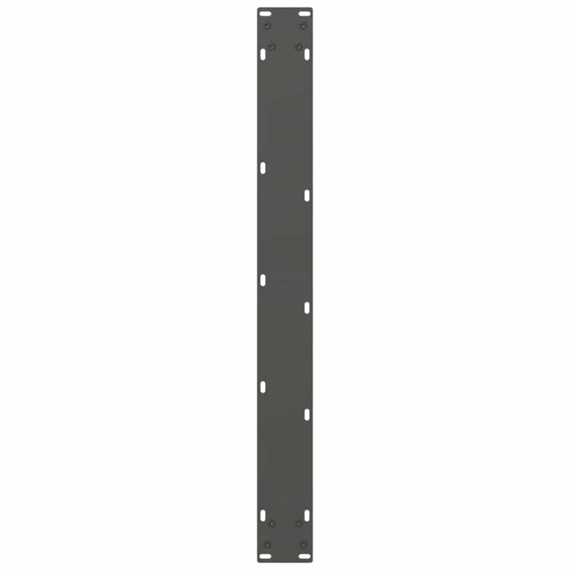 Nogi do stołu jadalnego Antracyt 2 szt. 70x(72-73) cm Stal