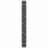 Nogi do stołu jadalnego Antracyt 2 szt. 70x(72-73) cm Stal