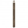 Nogi do stołu jadalnego Naturalna stal 2 szt. 70x(72-73) cm Stal