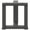 Nogi do stolika kawowego w kształcie litery T 2 szt. Antracyt 30x25x(30-31) cm Stal