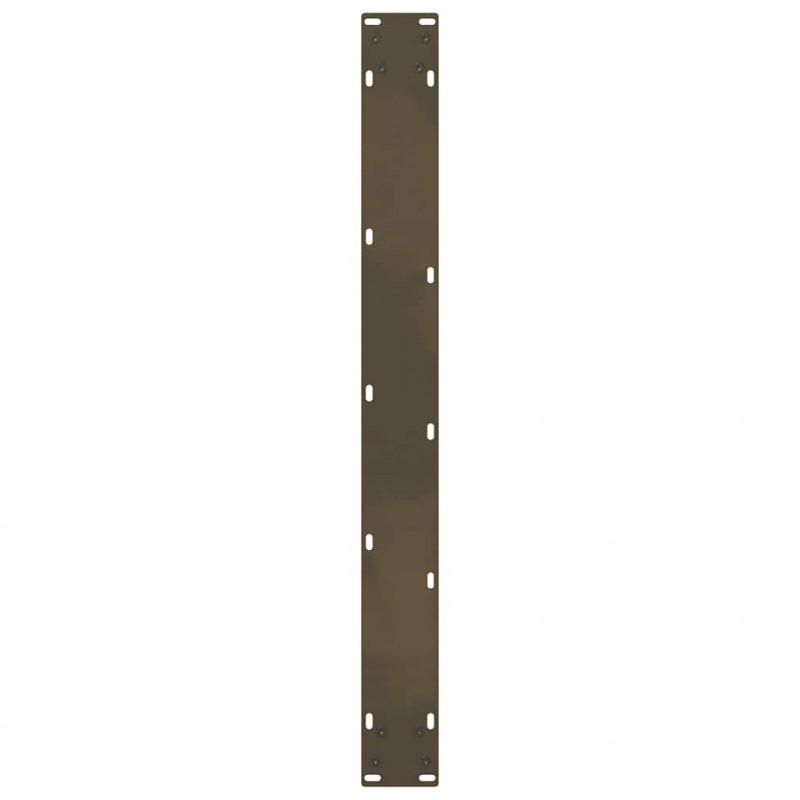 Nogi do stołu jadalnego Naturalna stal 2 szt. 70x(72-73) cm Stal