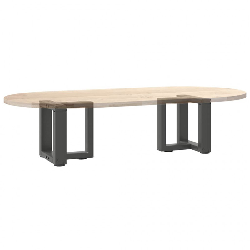 Nogi do stolika kawowego w kształcie litery T 2 szt. Antracyt 30x25x(30-31) cm Stal