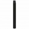 Nogi do stołu jadalnego czarne 2 szt. 80x(72-73) cm stal