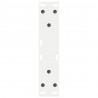Nogi do stolika kawowego 2 szt. Białe 38x(42-43,3) cm Stal