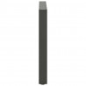 Nogi do stołu jadalnego Antracyt 2 szt. 80x(72-73) cm Stal