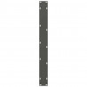 Nogi do stołu jadalnego Antracyt 2 szt. 80x(72-73) cm Stal