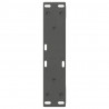 Nogi do stolika kawowego 2 szt. Antracyt 38x(42-43,3) cm Stal