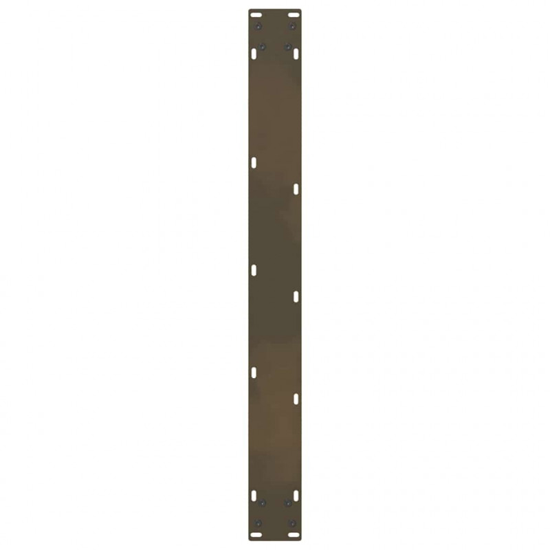 Nogi do stołu jadalnego Naturalna stal 2 szt. 80x(72-73) cm Stal
