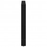 Nogi do stołu jadalnego czarne 2 szt. 90x(72-73) cm stal